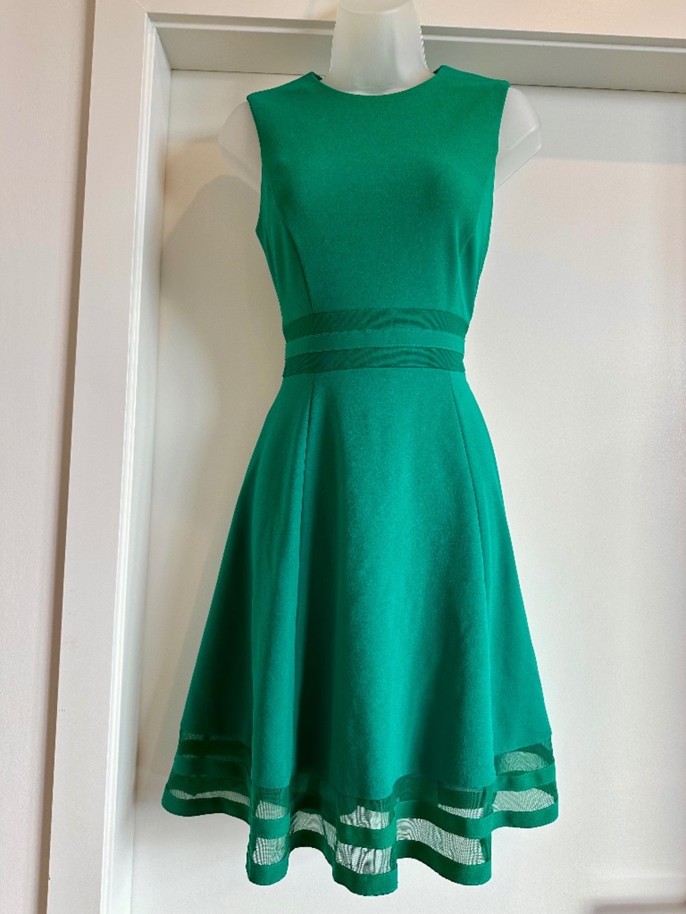 Vibrant green Calvin Klein dress